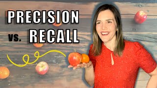 Never Forget Again! // Precision vs Recall with a Clear Example of Precision and Recall