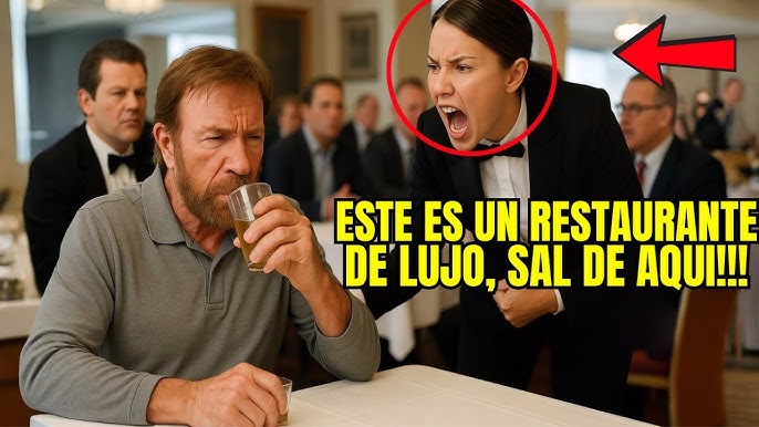 Camarera HUMILLA a Chuck Norris Sin Saber Que es Millonario - YouTube