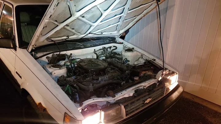 1987 White Chevy Nova First Start 01