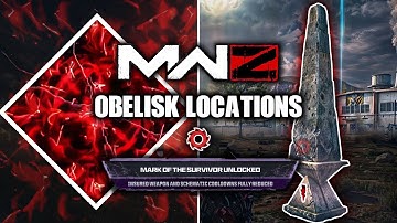 UNSTABLE RIFT OBELISK SEAL LOCATIONS [MW3 ZOMBIES] MWZ