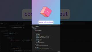 ✨ 3D Rotating Cube with HTML & CSS 🚀 | Amazing Animation Tutorial #Shorts