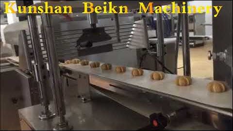 Double filling cookies making machine/ Chocolate filled biscuits encrusting machine