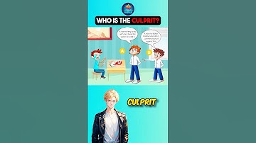 Who is the culprit? #riddlechallenge #riddleaddict #logicpuzzles #riddleoftheday #enigma #braintease