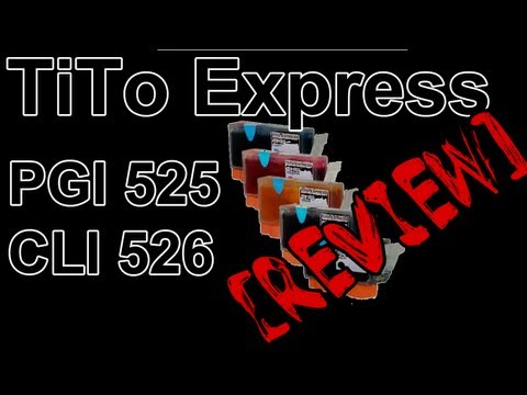 [Test] TiTo Express Patrone: Canon PGI 525 CLI 526