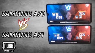 Samsung A71 vs Samsung A70 | Pubg Test Comparison