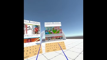 【3D WebBrowser / 3D WebView】TLabWebView in Unity VR (Multi-Instance Test)