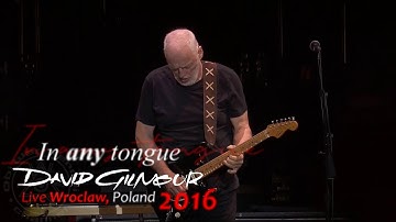 David Gilmour - In Any Tongue | Wroclaw, Poland - June 25th, 2016 | Subs SPA-ENG