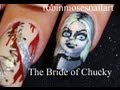 3 Nail Art Tutorials DIY Halloween Nails Bride of
