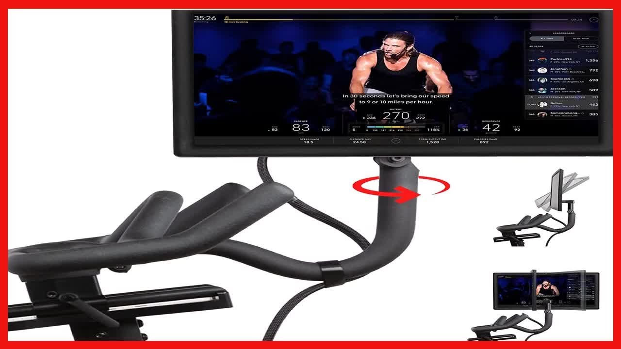 TFD The Pivot for Peloton Bikes (Original Models), Made in USA | 360° Movement Monitor Adjuster