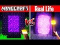 MINECRAFT PORTAL IN REAL LIFE! (MINECRAFT vs REAL LIFE)