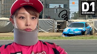 Off course after 170 km drift【 D1GP 2023 TSUKUBA SayakaShimoda Drifting Documentary 】