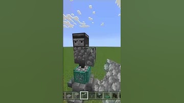 How to build a Statue in Minecraft 2 #Shorts #Minecraft #tutorial