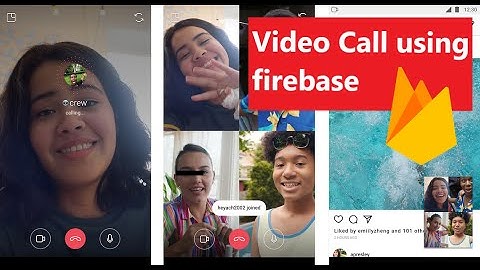 firebase video call android || Social media app  using firebase 2021