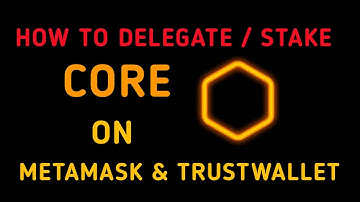 How to delegate / stake core #core #coremainnet