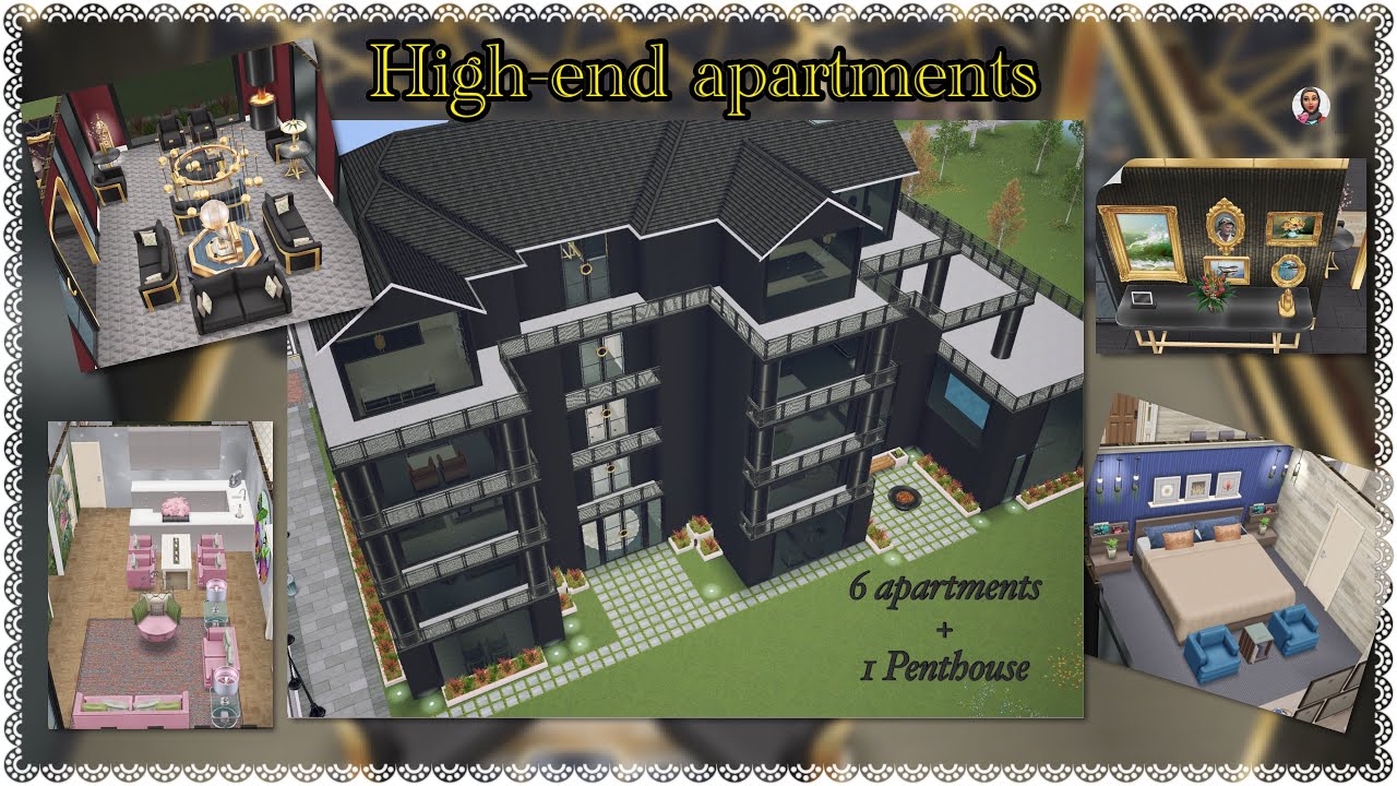 Sims Freeplay Highend apartments tour YouTube