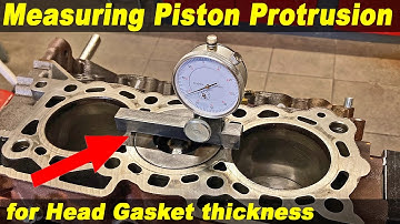 Measuring Piston Protrusion  TDV6 SDV6 - Land Rover