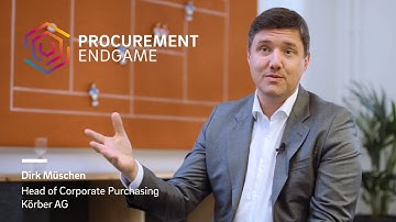 Dirk Müschen (Körber AG) on The Procurement Endgame