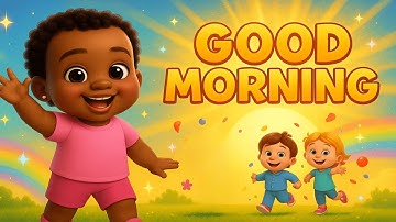 GOOD MORNING Song for Kids 🌞 | Wake up Fun Morning Routine