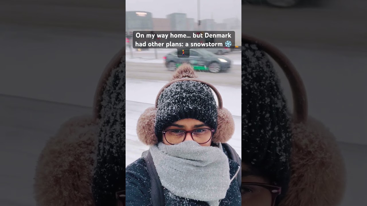 Denmark snow Storms ❄️
