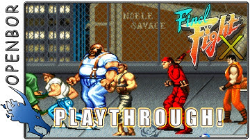 Final Fight X | OpenBOR | Longplay / Playthrough