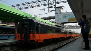 20210327 台鐵 6018A次回送 夕景 鳴日號 觀光列車 后里通過