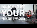 How to Winterize a Pressure Washer - Easy Kleen