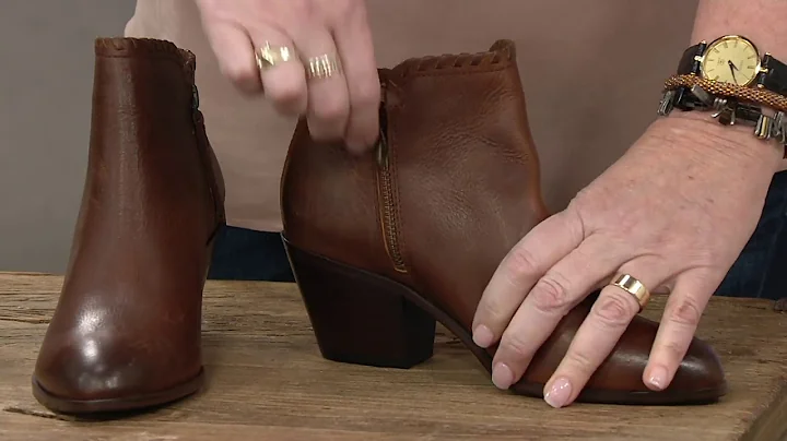 frye & co. Leather Side Zip Booties - Cody on QVC