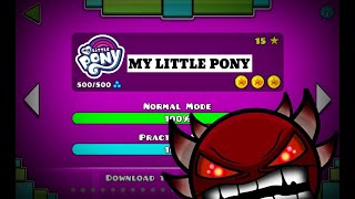 MY LITTLE PONY GEOMETRY DASH screenshot 1