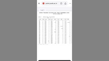Pstet revised result 2024 and answer key set #pstet #pseb #pstet2024notification
