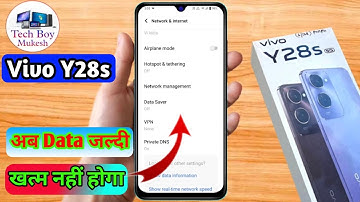vivo y28s 5g data saver setting | vivo y28s 5g data jaldi khatam ho jata hai