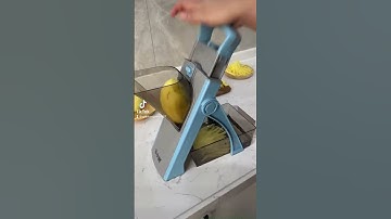 Dụng cụ cắt lát sợi khoai tây thủ công để làm khoai tây chiên cực nhanh