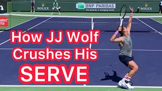 4 Tips From JJ Wolf’s Incredible Serve (Pro Tennis Technique)