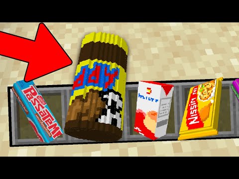 Comidas da VIDA REAL no Minecraft