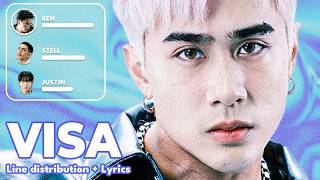 Sb19 - Visa - Line Distribution Lyrics