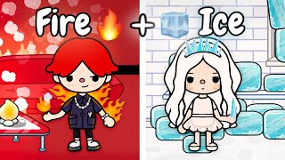 Fire🔥 + Ice🧊 = Love Story 🫢💗 | Toca Life Story | Toca Boca