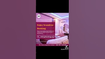 Effortlessly book and manage your hotel stays with GHBooking. 🏨📲 📌 Visit www.ghbookings.ng #hotel
