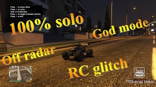 Gta5 Online Rc Bandito Glitch Off Radar God Mode