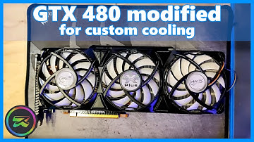 GTX 480 modified to fit a custom heatsink without sacrificing VRM and VRAM cooling