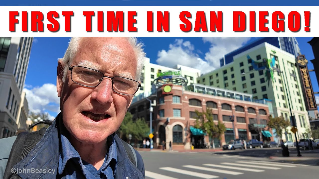 Впервые в Сан-Диего 🇺🇸 | Пешеходная экскурсия по Старому городу, кварталу Гаслэмп и центру города