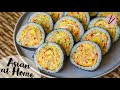 Korean Egg Roll Kimbap Recipe & Video - Seonkyoung Longest