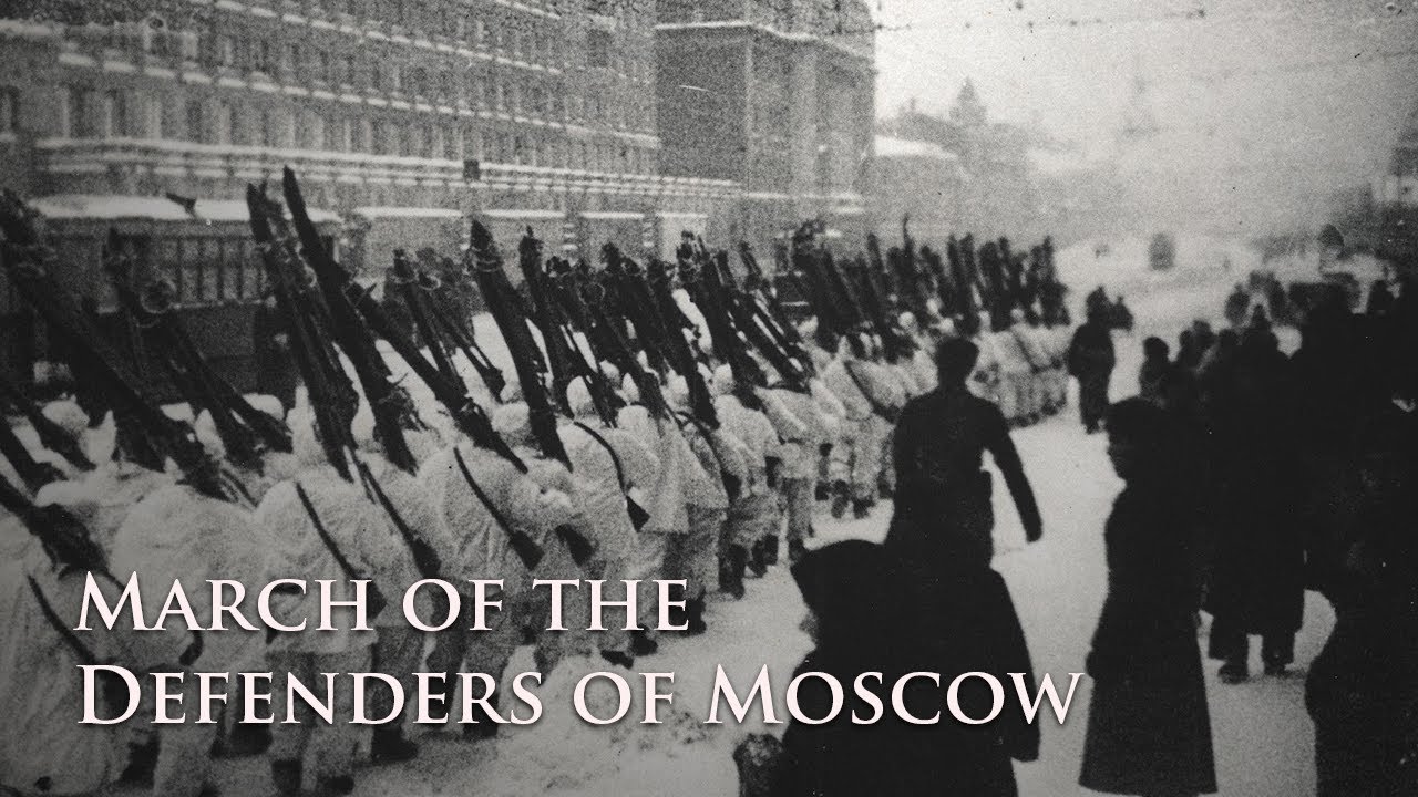 Eng CC March of the Defenders of Moscow     Soviet Military Song