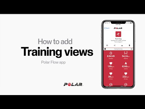 Polar Flow app | How to add training views