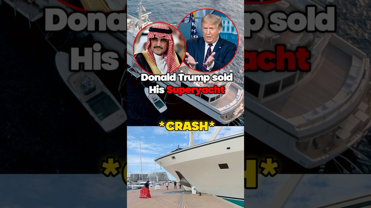 Donald Trump *SOLD* his yacht befor the 2024 *CRASH* 