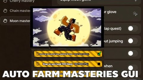 Slap Battles script • [MOON MASTERY] MASTERY FARM & HELP GUI