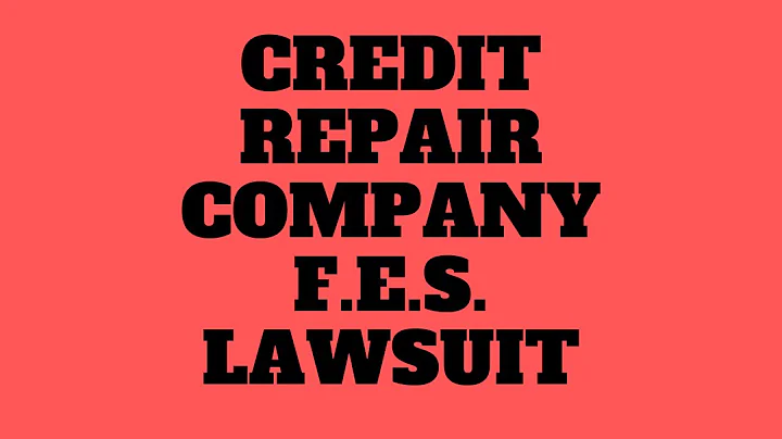 CREDIT REPAIR lawsuit 1.75 million settlement with...