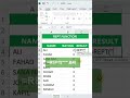 ⭐⭐⭐⭐ Excel REPT Function | Star Rating in Excel #Excel #REPT #Shorts