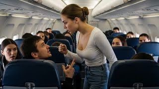 картинка: Бандиты обидели стюардессу, не зная, что рядом сидит майор спецназа.