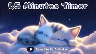 45 Minutes Classroom Timer with Music| Sleep Sounds | Perfect for Studying, Focusing, and Relaxation