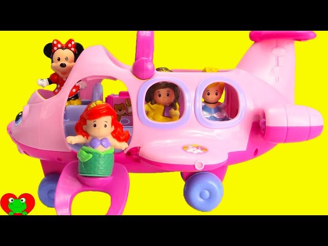 Disney Princess Little People Magical Airplane Surprises - Videos For Kids