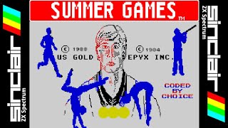 SUMMER GAMES (1988) Walkthrough, ZX Spectrum - YouTube